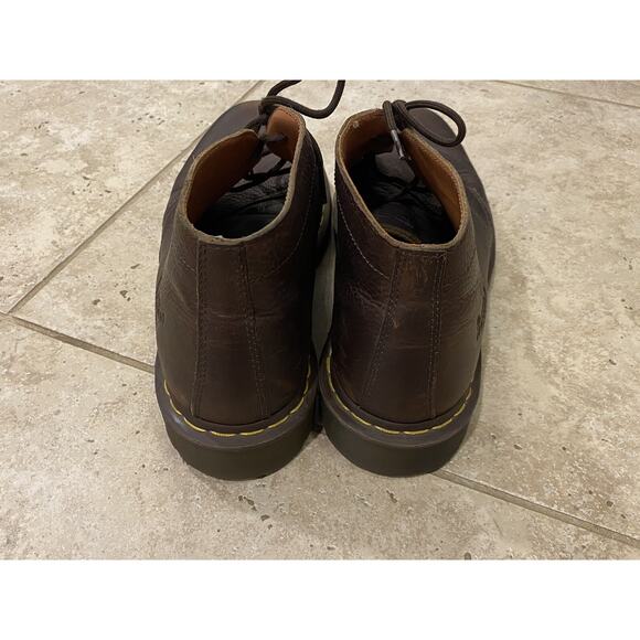 Dr Martens 1B61 Brown Leather Chukka Boots Men’s Size 13 Soft-Toe WORN 5X WOW - Picture 3 of 12
